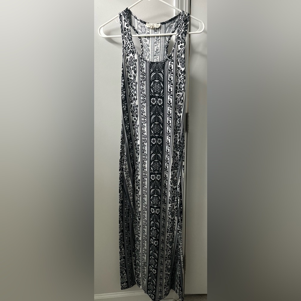 Pink Rose Maxi Dress (Juniors)